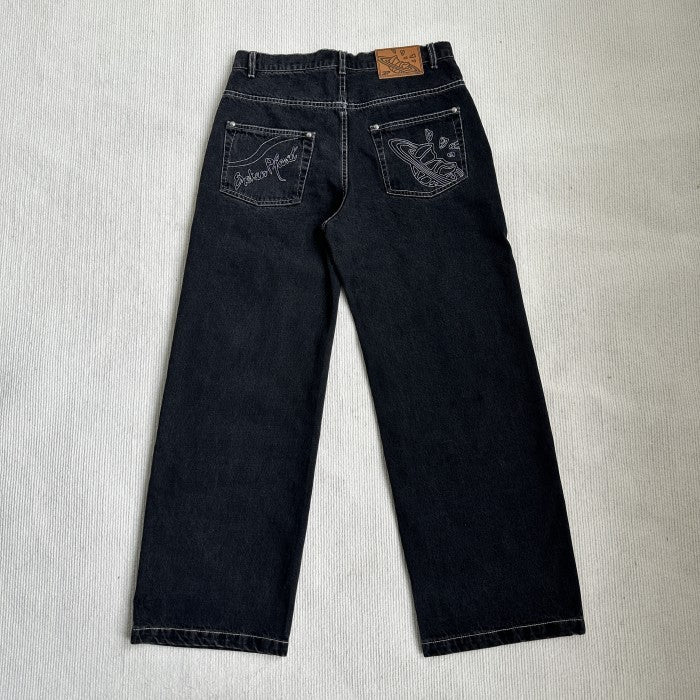 Broken Planet Denim Pants - Washed Black