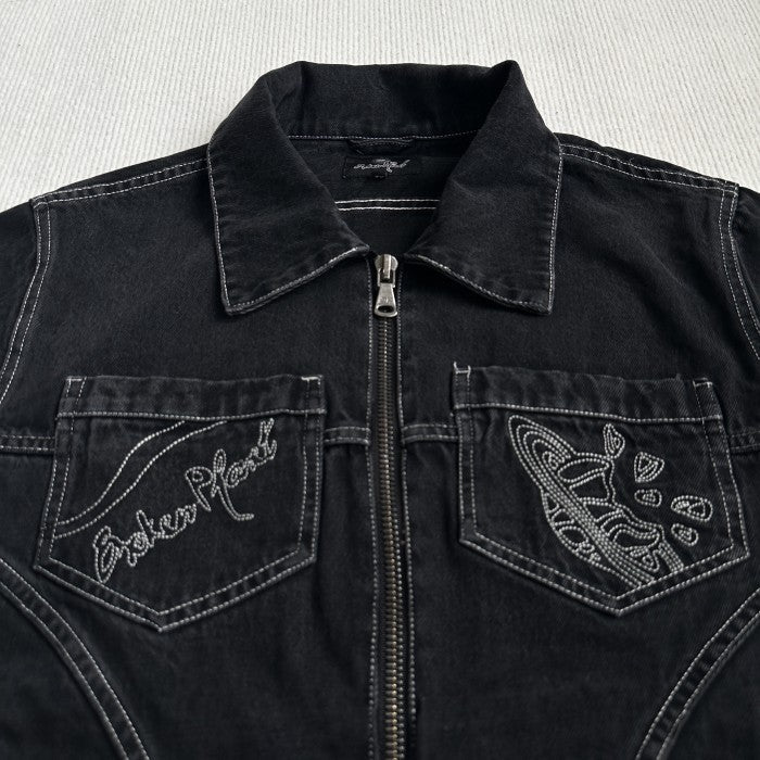 Broken Planet Denim Jacket - Washed Black