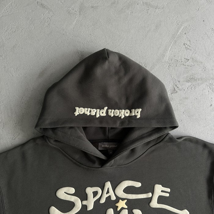 Broken Planet Market Space Trails Hoodie - Beluga Grey
