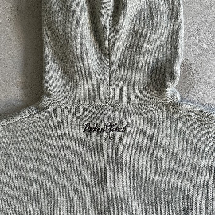 Broken Planet Sun Logo Knit Zip-up Hoodie - Heather Grey