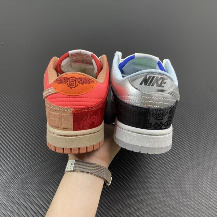 CLOT x Nike Dunk Low SP With Trading Card 'What The'