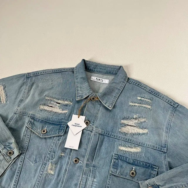 FDMTL - Asymmetrical Denim Jacket