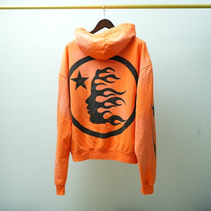 Hellstar Fire Orange Hoodie - Orange Dye