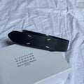Maison Margiela grained four-stitch belt