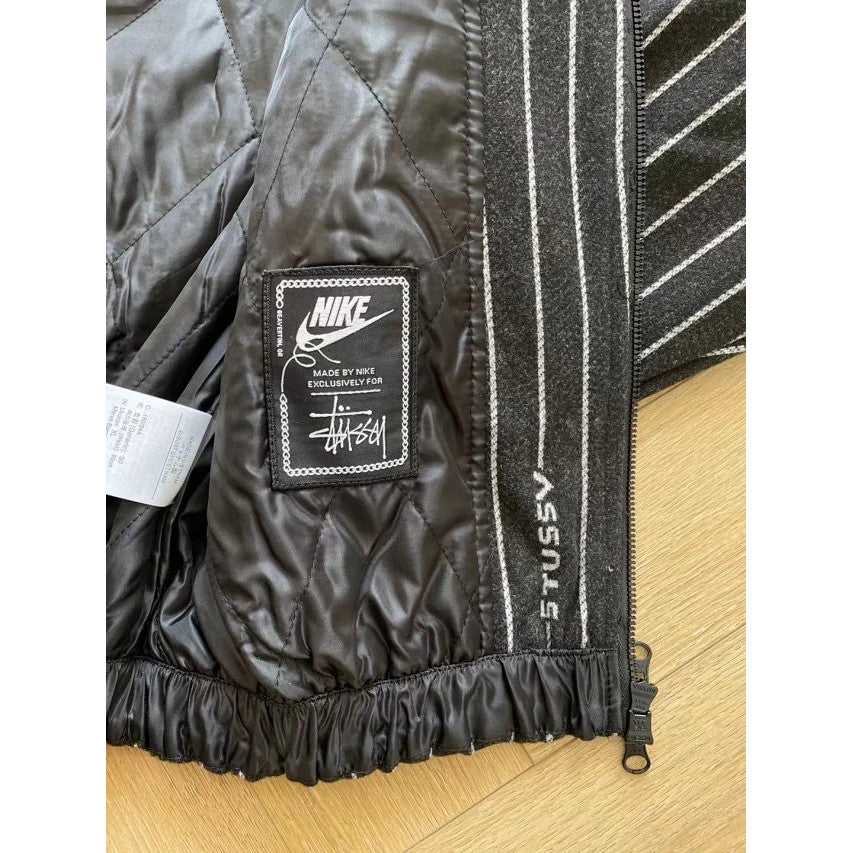 Nike x Stussy Striped Wool Jacket