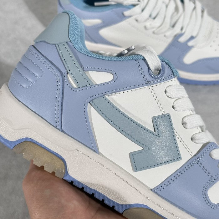 OFF-WHITE Out Of Office 'OOO' Low Tops Sneakers - Blue/ Purple/ White
