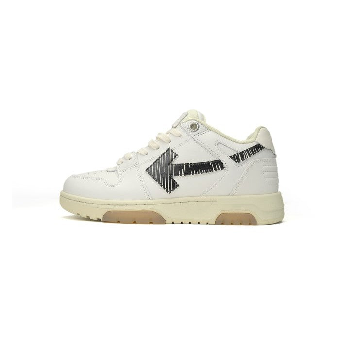 OFF-WHITE Out Of Office 'OOO' Low Tops Sneakers - White/ Black SS21