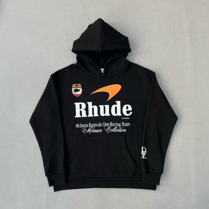 Rhude x McLaren Logo Hoodie - Black