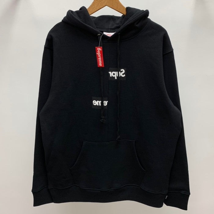 Supreme Comme des Garcons SHIRT Split Box Logo Hoodie - Black
