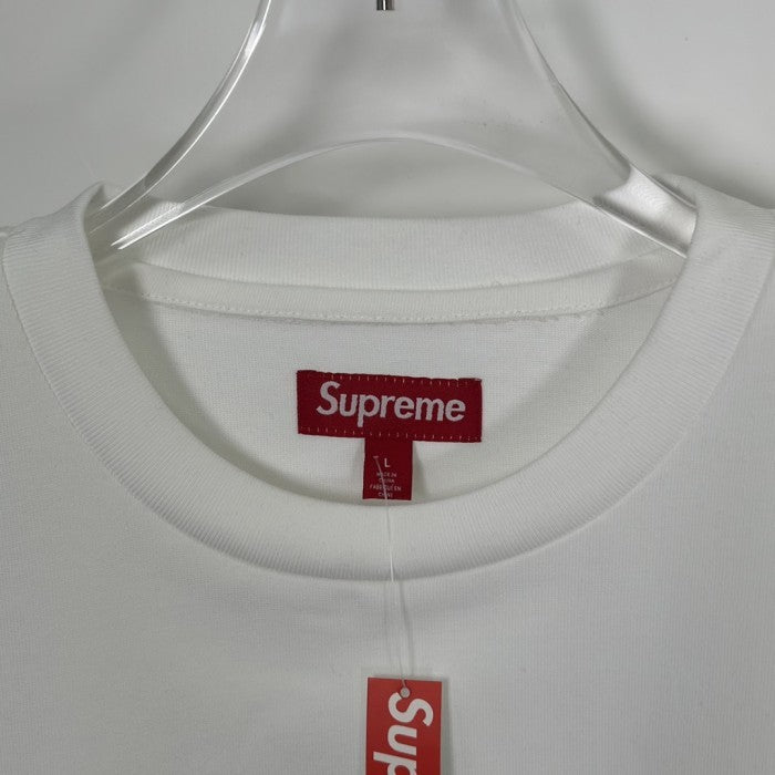 Supreme Old English Long Sleeve Top - White