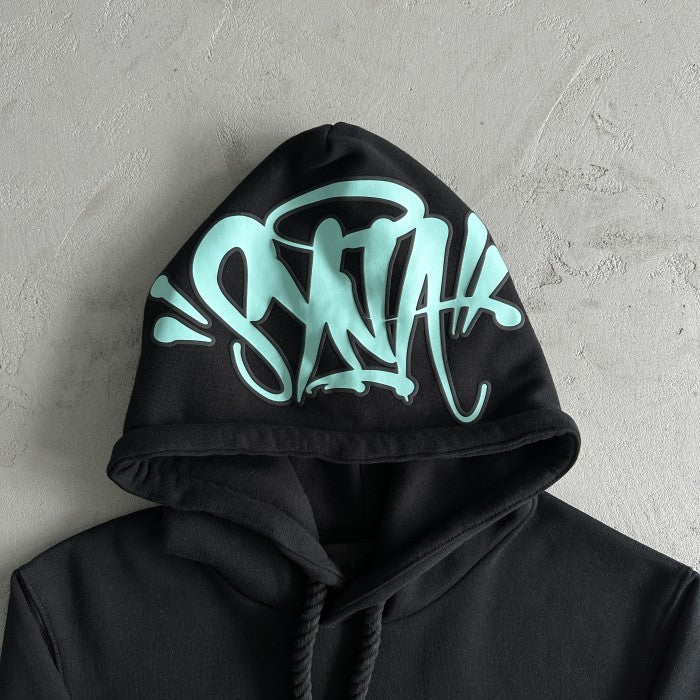 Syna World Logo Tracksuit - Black/Baby Blue