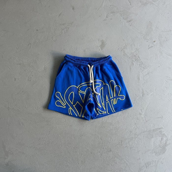 Syna World Syna Logo T-shirt & Short Set/ Suit - Cobalt Blue