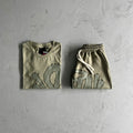 Syna World Syna Logo T-shirt & Short Set/Suit - Army Green