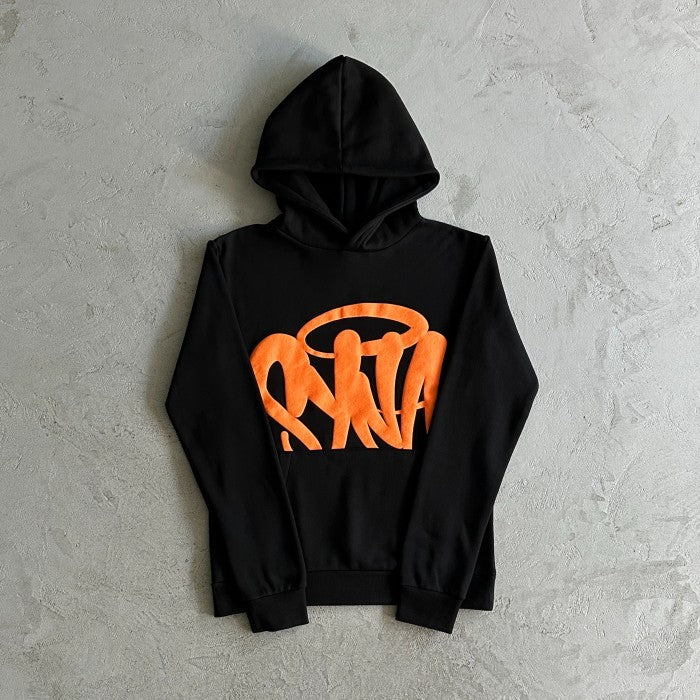 Syna World Team Syna Tracksuit/Set - Hoodie & Shorts - Black/Orange