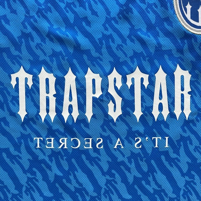 Trapstar Football Jersey - Monogram Gradient Blue