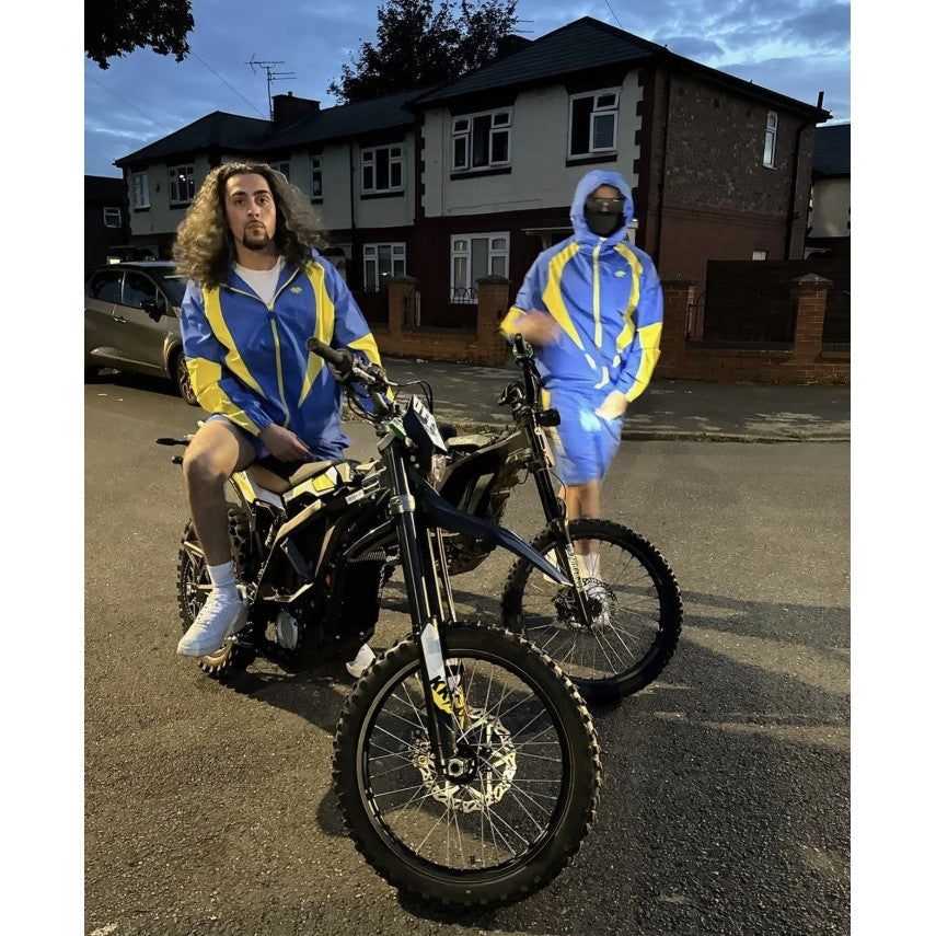Syna World Vortex Woven - Jacket/Shorts/Suit - Blue Yellow