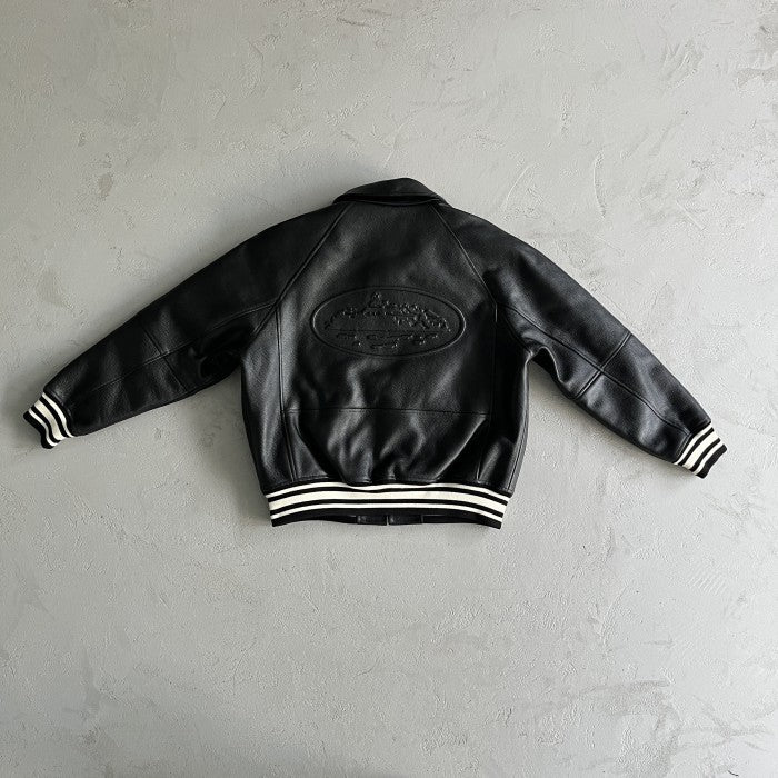 Corteiz Leather Jacket Black (100% Real Leather) - FW23
