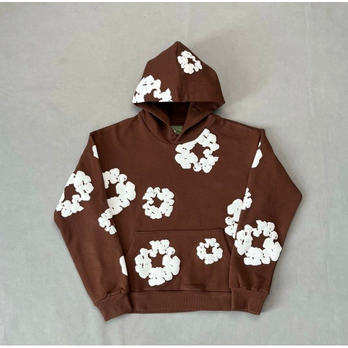Denim Tears - The Cotton Wreath Brown Hoodie