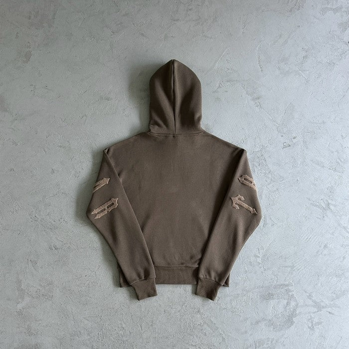 Trapstar Irongate Arch chenille 2.0 Tracksuit - Hoodie & Pants Set - Dark Brown