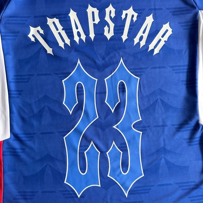 Trapstar Irongate Football Jersey - Blue/Red/White