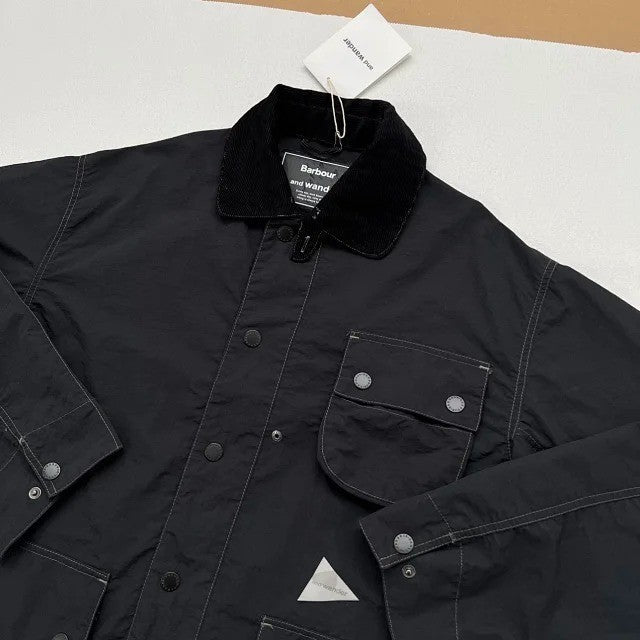 BARBOUR x and WANDER Pivot logo-print jacket