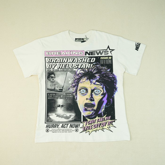 Hellstar Breaking News T-Shirt - White