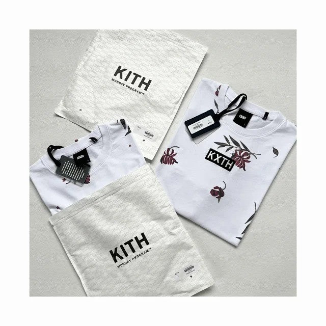 KITH Summer Floral Tee White