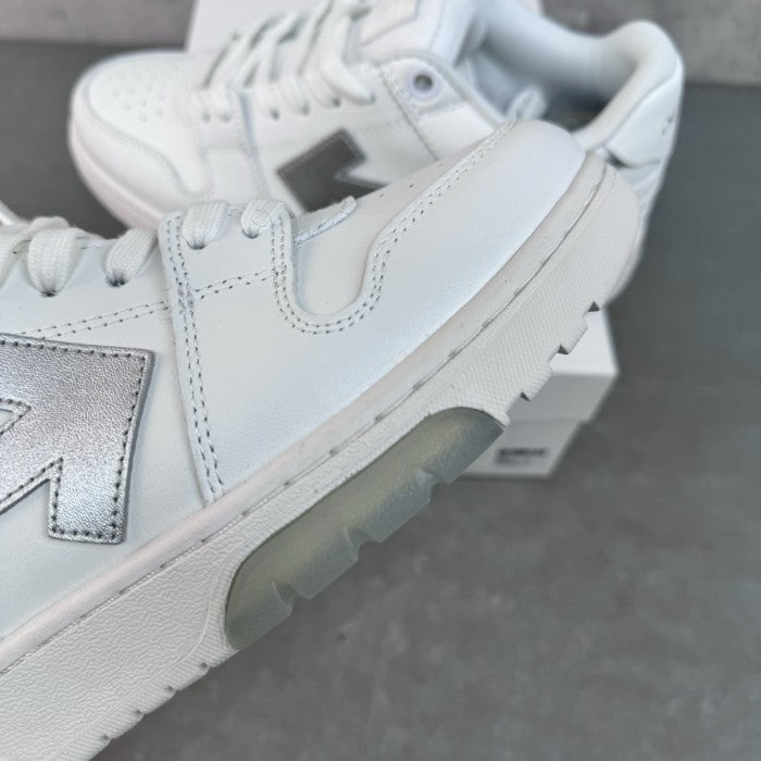 OFF-WHITE Out Of Office 'OOO' Low Tops Sneakers - White/ Silver