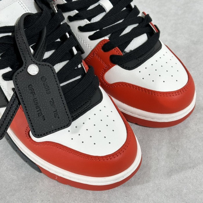 OFF-WHITE Out Of Office OOO Low Tops Sneakers - Red Black