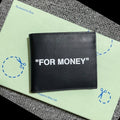Off-White - "FOR MONEY" Wallet
