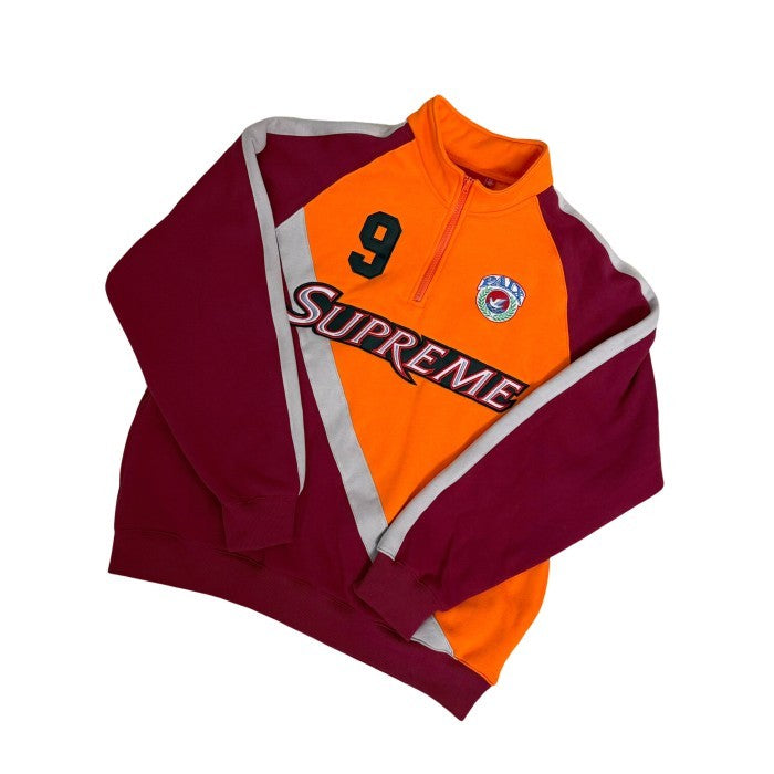 Supreme Equipe Half Zip - Sweatshirt/ Shorts/ Set - Dark Orange