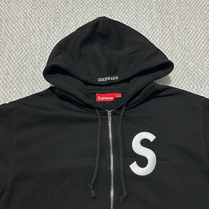 Supreme S Logo Zip Up Hoodie & Sweatpants Set - Black - FW24