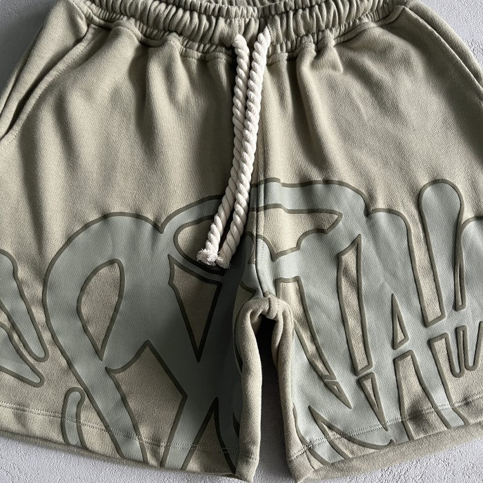 Syna World Syna Logo T-shirt & Short Set/Suit - Army Green