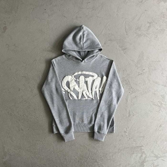 Syna World Team Syna Tracksuit - Hoodie & Pants Set - Marl Grey/White