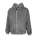 Thug Club Gladiator Zip-up Hoodie [Black/Grey/White]