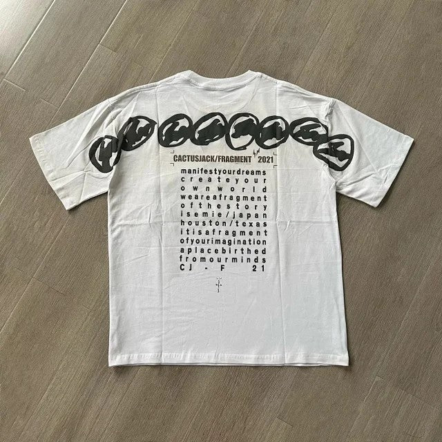 Travis Scott Cactus Jack For Fragment Manifest T-shirt