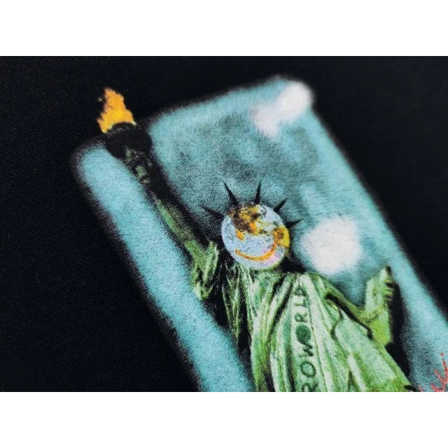 Travis Scott Astroworld Statue of Liberty Hoodie Black - FW18