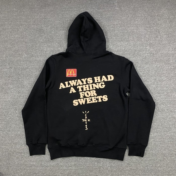 Travis Scott x McDonald's Apple Pie Hoodie Washed Black