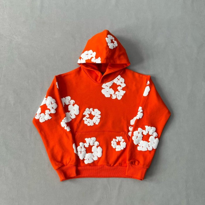 Denim Tears - The Cotton Wreath Orange Hoodie