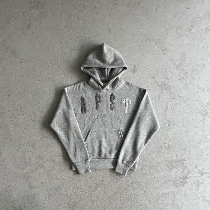 Trapstar Irongate Arch chenille 2.0 Tracksuit - Hoodie & Pants Set - Grey