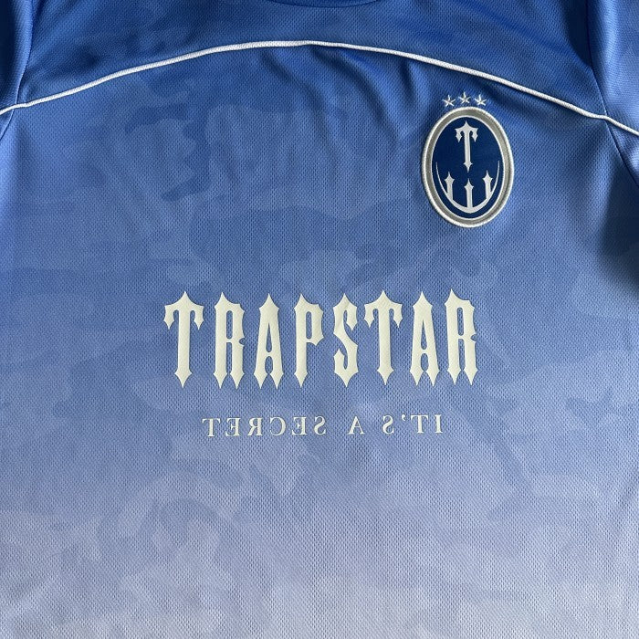 Trapstar Irongate Football Jersey - Camouflage Gradient Blue