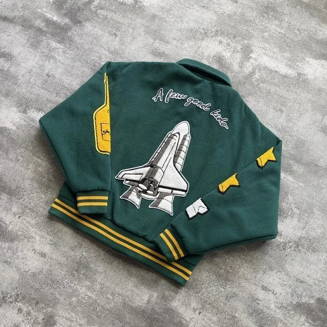 A Few Good Kids Classic Green Varsity Jacket