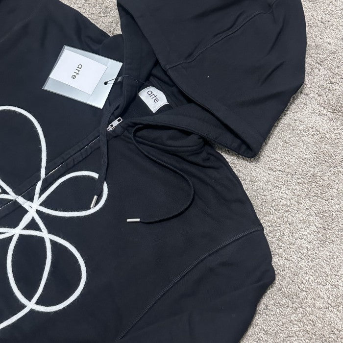 ARTE Flower Logo zip-up hoodie