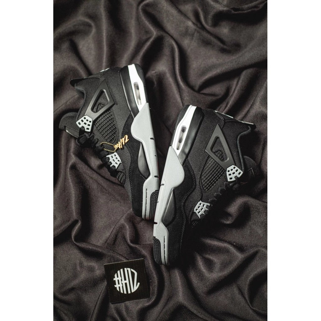 Air Jordan 4 Retro Black Canvas