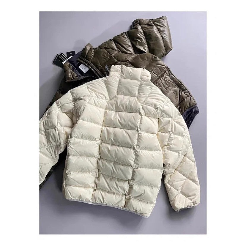 And Wander Diamond Stitch Down Jacket Black