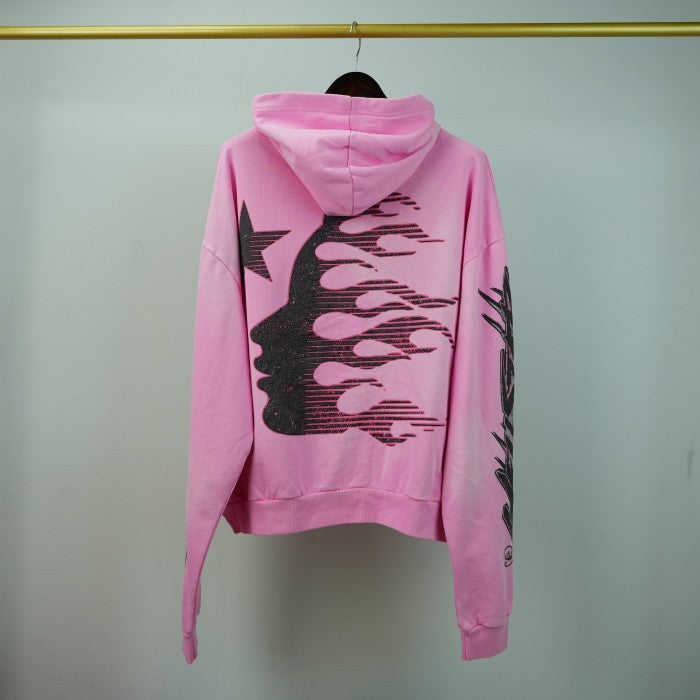 Hellstar Brainwashed Without Brain Hoodie - Pink