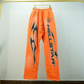 Hellstar Fire Orange Flare Bottom Sweatpants - Orange Dye