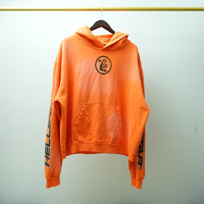 Hellstar Fire Orange Hoodie - Orange Dye