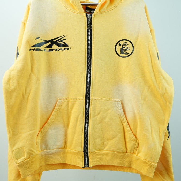 Hellstar Sports Zip-Up Sweatshirt - Yellow