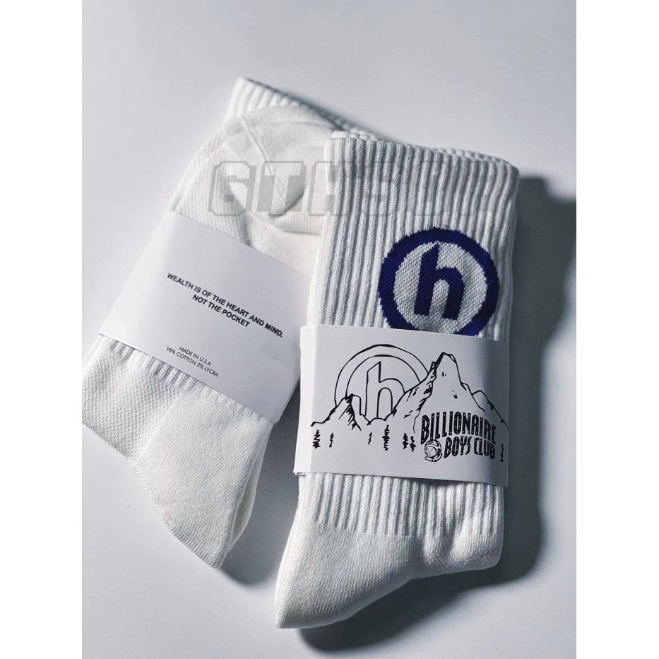 Hidden NY x Billionaire Boys Club Socks White/Blue - FW20